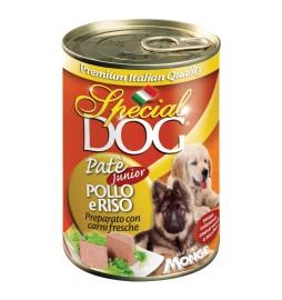PATE' PER CANI 'SPECIAL DOG' pollo e riso - gr 400