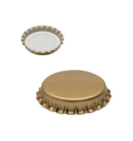 TAPPO CORONA GIGANTE D 29 MM CF 200 PZ ORO