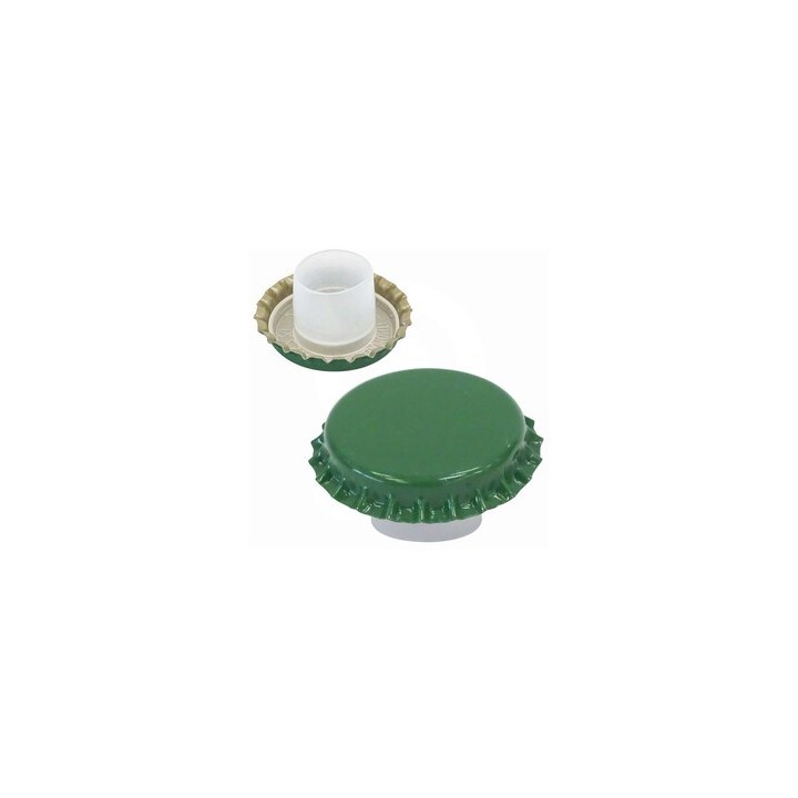 TAPPO CORONA D 29 MM BIDULE ALTA CF 100 PZ VERDE