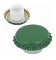 TAPPO CORONA D 29 MM BIDULE ALTA CF 100 PZ VERDE