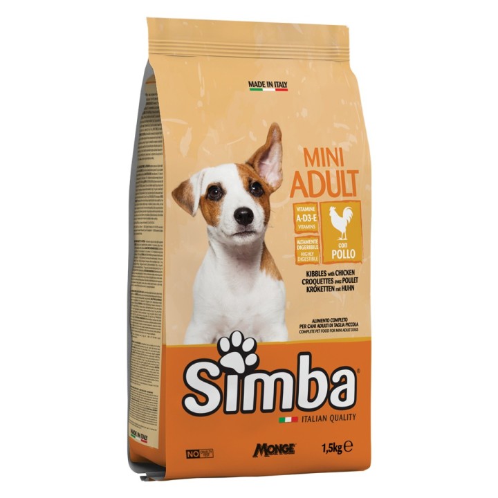 CROCCHETTE PER CANI 'MINI ADULT' pollo - kg 1,5