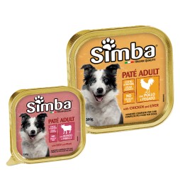 ALIMENTO PER CANI 'PATE' ADULT' manzo e piselli - gr 150