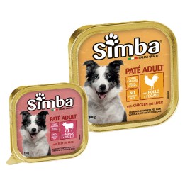 ALIMENTO PER CANI 'PATE' ADULT' pollo e fegato - gr 150
