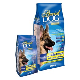 CROCCHETTE PER CANI ADULTI 'SPECIAL DOG' Regular c/pollo fresco - kg 4