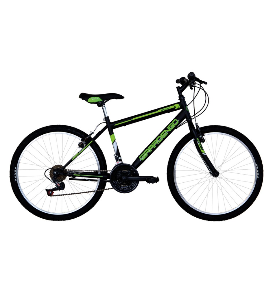 BICICLETTA UOMO 'MTB' GIRARDENGO 24 - nero/verde