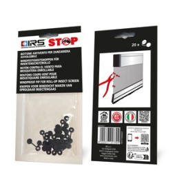 BOTTONE ANTIVENTO P/ZANZARIERA 20PZ