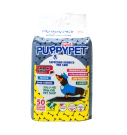 TAPPETINO PUPPY PET CM.60X60 CARBONI ATTIVI PZ.50