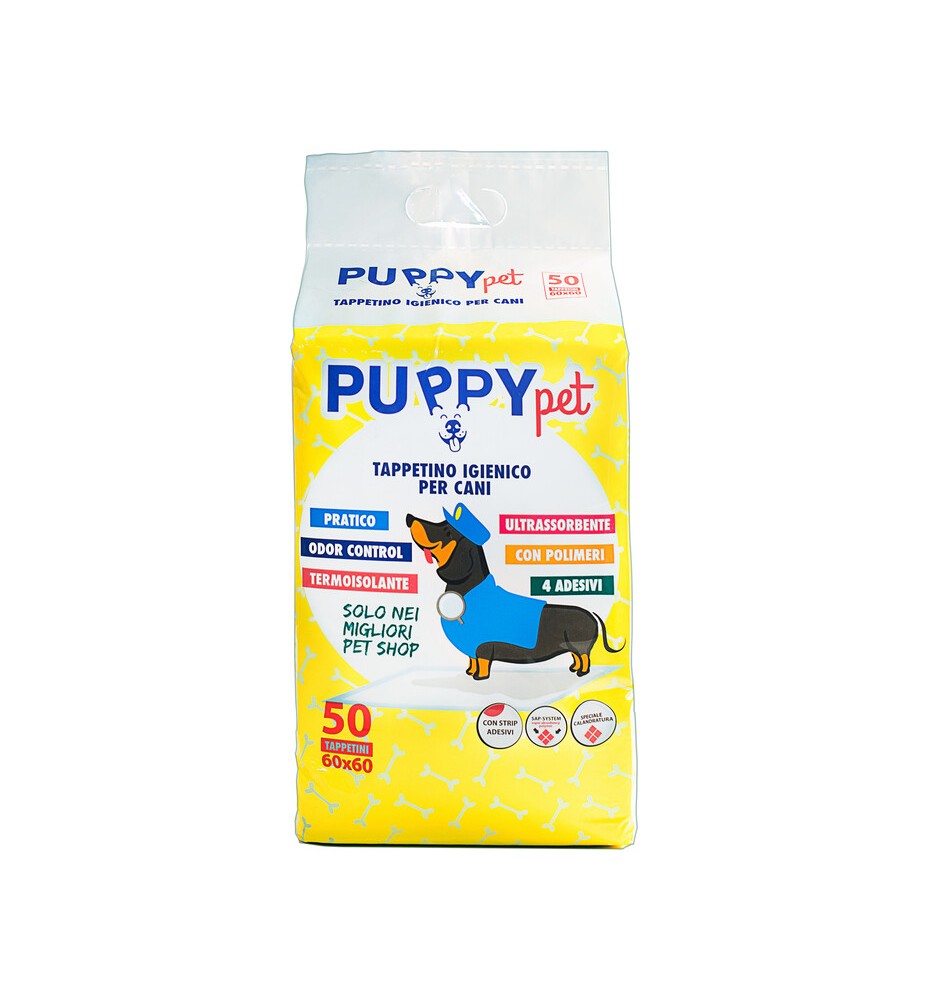 TAPPETINO PUPPY PET MONOUSO CM.60X60 PZ.50