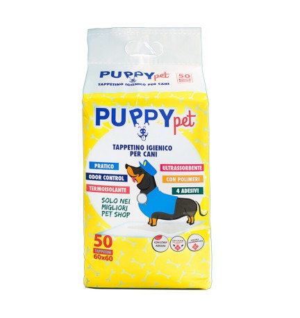 TAPPETINO PUPPY PET MONOUSO CM.60X60 PZ.50