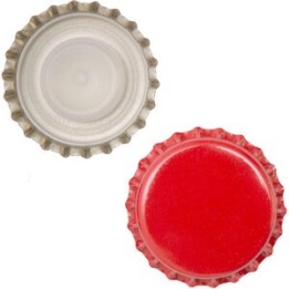 TAPPO CORONA D 29 MM BIDULE BASSA CF 200 PZ ROSSO