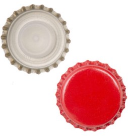 TAPPO CORONA D 29 MM BIDULE BASSA CF 200 PZ ROSSO