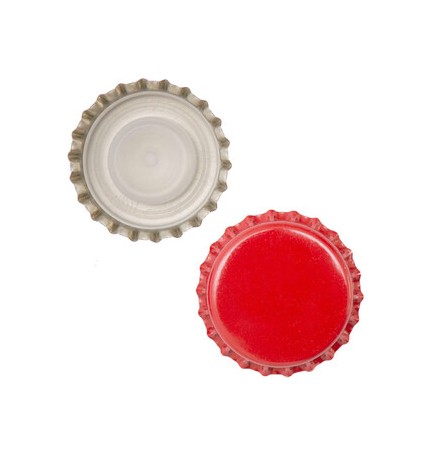 TAPPO CORONA D 29 MM BIDULE BASSA CF 200 PZ ROSSO