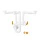 SIFONE SALVASPAZIO PER LAVELLI A 3 VASCHE 1"1/2 D. 40 mm Bianco