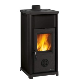 STUFA A LEGNA 'TEA 5.0' 7 kW - colore nero antracite