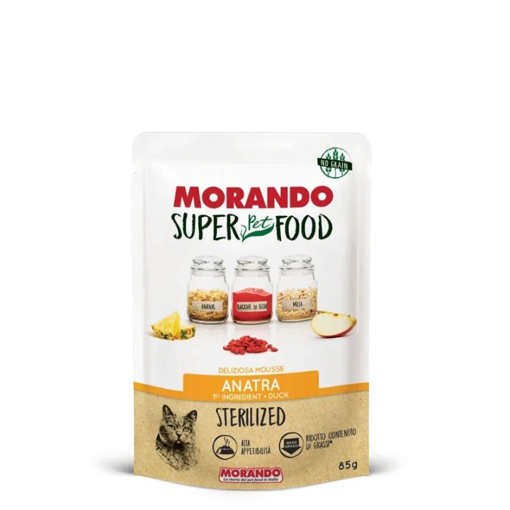 CIBO GATTO MORANDO SUPERFOOD 85 G MOUSSE ANAT