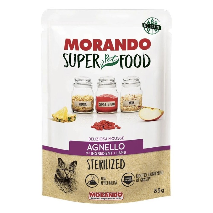 CIBO GATTO MORANDO SUPERFOOD 85 G MOUSSE AGN