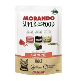 CIBO GATTO MORANDO SUPERFOOD 85 G MOUSSE SALM