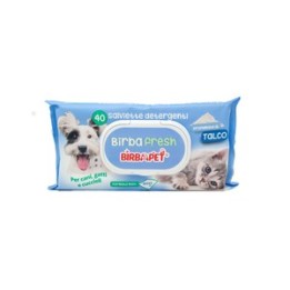 SALVIETTE PER ANIMALI TALCO 40 PZ