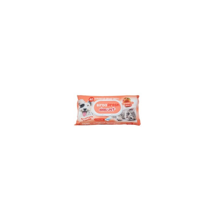 SALVIETTE PER ANIMALI PESCA 40 PZ