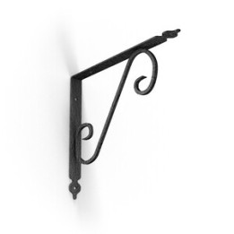 REGGIMENSOLA TOSCANIA 230X180 MM NERO MARTELLATO