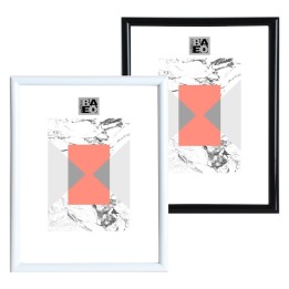 CORNICE 'AMBROISE' cm 13 x 18 con portafoto - bianco