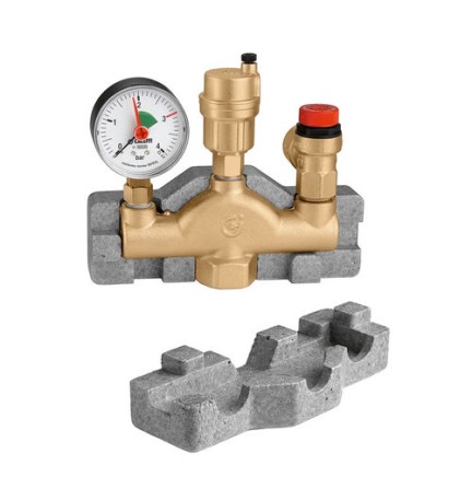 GRUPPO SICUREZZA E MANOMETRO ATTACCO 1 1"