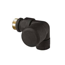 VALVOLA TERMOSTATIZZABILE AD ANGOLO SX TOPFAR 1/2 Nero opaco