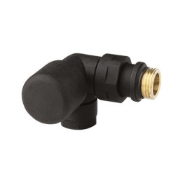 VALVOLA TERMOSTATIZZABILE AD ANGOLO DX TOP FAR 1/2 Nero opaco