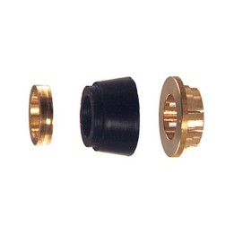 KIT TENUTA IN GOMMA A COMPRESSIONE PER TUBO RAME Diam. 12