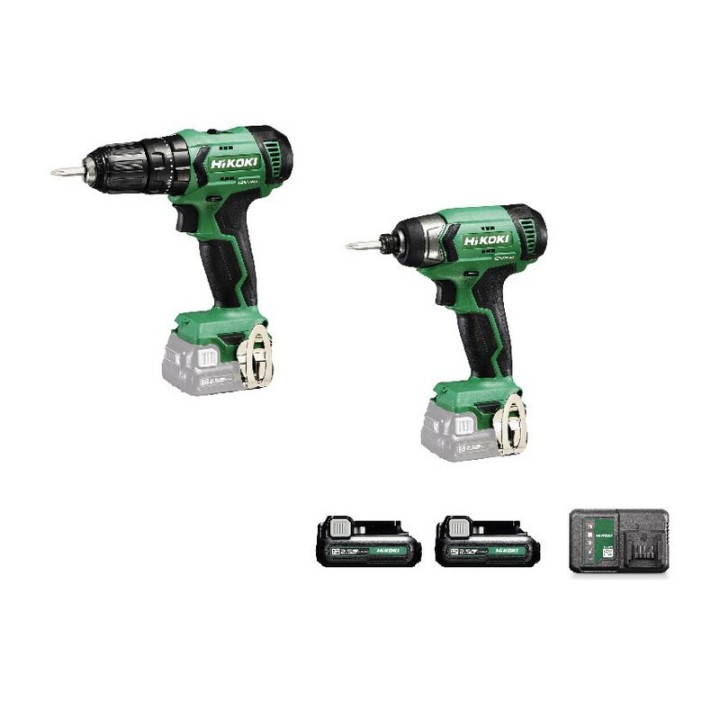 HIKOKI KIT TRAPANO+AVVITATORE IMP KC12HKDA2 12V