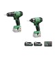 HIKOKI KIT TRAPANO+AVVITATORE IMP KC12HKDA2 12V