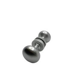 POMOLO ACCOPPIATO MINORI D 55 MM CROMO SATINATO
