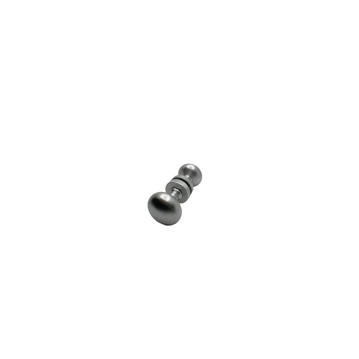 POMOLO ACCOPPIATO MINORI D 55 MM CROMO SATINATO
