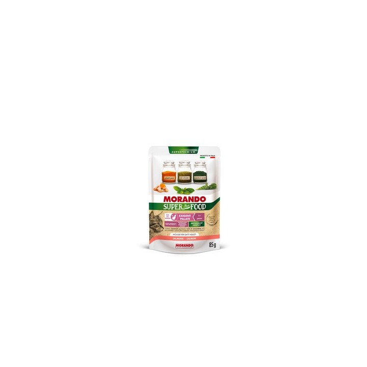 CIBO GATTO MORANDO S/FOOD EXIGENT 85 G SALMONE