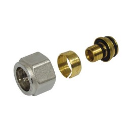 RACCORDO A COMPRESSIONE PER TUBO MULTISTRATO 595M 1/2 - 16x2