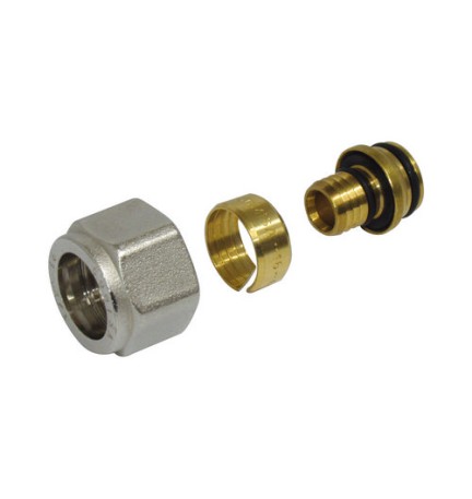 RACCORDO A COMPRESSIONE PER TUBO MULTISTRATO 595M 1/2 - 16x2