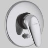 MONOCOMANDO DOCCIA INCASSO CON DEVIATORE SERIE 18 - Cromo