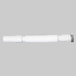 TUBO ESTENSIBILE CON GHIERA CROMATA - 1" x 26