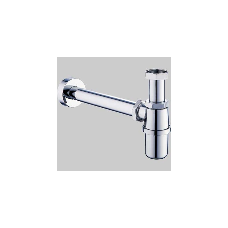 SIFONE A BOTTIGLIA IN ABS CROMATO 1" x 26 - 275 mm