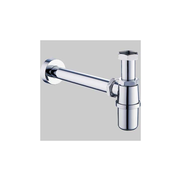SIFONE A BOTTIGLIA IN ABS CROMATO 1" x 26 - 275 mm
