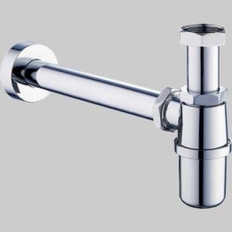 SIFONE A BOTTIGLIA IN ABS CROMATO 1" 1/4 x 32 - 280 mm