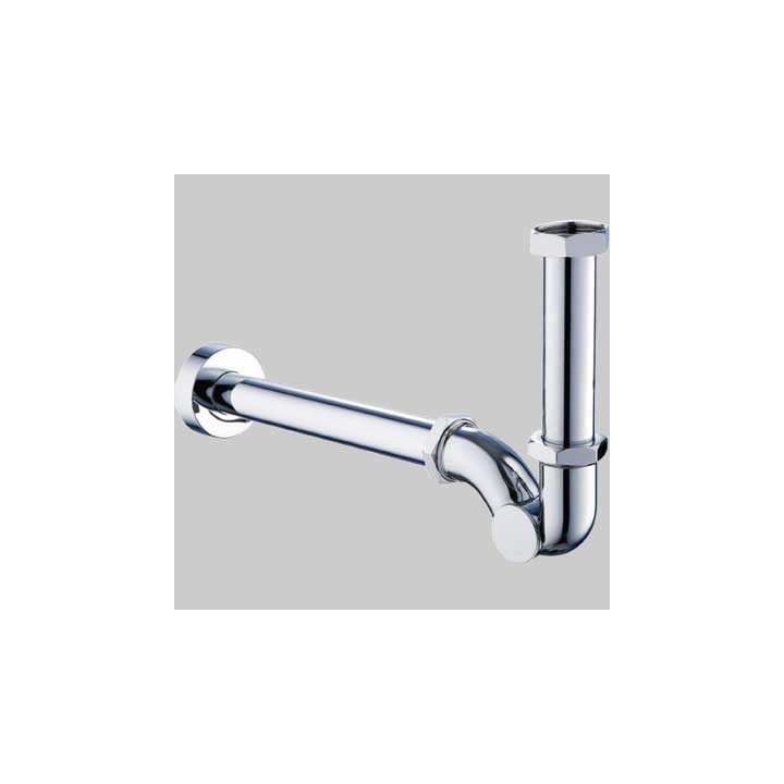 SIFONE A ESSE IN ABS CROMATO ISP.LATERALE 1" x 26 - 275 mm