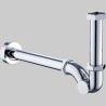 SIFONE A ESSE IN ABS CROMATO ISP.LATERALE 1"1/4 x 32 - 280 mm