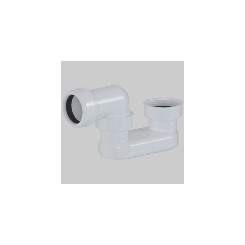 SIFONE RIBASSATO PER PIATTO DOCCIA O VASCA ORIENTABILE 1"1/2 x 40
