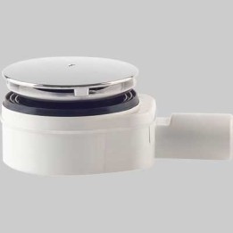 PILETTA SIFONATA PER PIATTO DOCCIA CON FORO 90 RIBASSATA USC.40