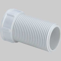 PROLUNGA FILETTATA M/F PER SIFONE LAVATRICE 1" x 1" - H.65 mm