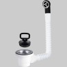 PILETTA CTP DM.70 CON TAPPO E GRIGLIA TONDA Inox 1"1/2