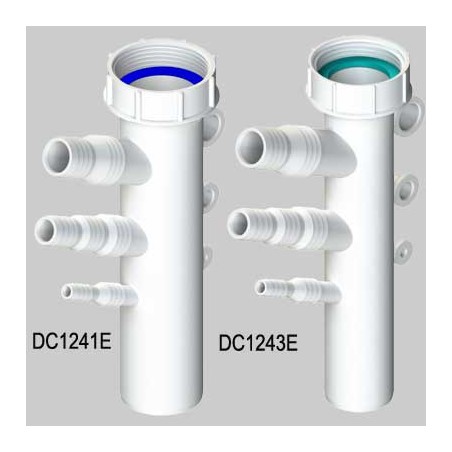 ATTACCO LAVATRICE-CONDENSA CON GHIERA 1"1/4 x 32
