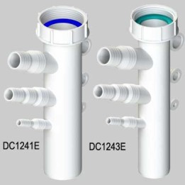 ATTACCO LAVATRICE-CONDENSA CON GHIERA 1"1/2 x 40