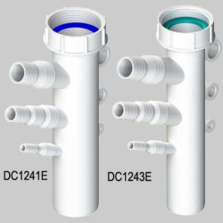 ATTACCO LAVATRICE-CONDENSA CON GHIERA 1"1/2 x 40